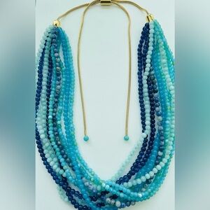 Talbots beaded adjustable length necklace